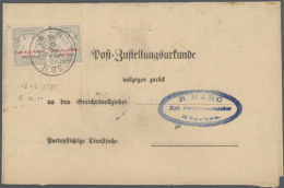 1880 - 1990 (ca.), Umfangreicher Bestand Von Belegen, U.a. Briefe Aus Bayern Mit Portofrankaturen, Deutsches Reich... - Sonstige & Ohne Zuordnung