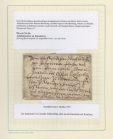 POSTGESCHICHTE STADT SCHWERIN (Mecklenburg): 1593/2005, Hervorragende Sammlung  Von Vielen Hundert Belegen Und Den... - Otros & Sin Clasificación