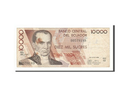 Billet, Équateur, 10,000 Sucres, 1988-7-30, KM:127a, TB - Equateur