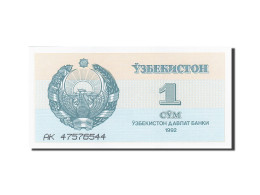 Billet, Uzbekistan, 1 Sum, 1992-1993, 1992, KM:61a, NEUF - Usbekistan