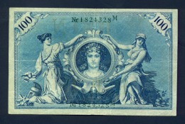 Banconota Germania 100 Mark 7/2/1908 SPL - Te Identificeren
