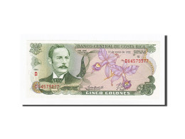 Billet, Costa Rica, 5 Colones, 1968-1972, 1992-01-15, KM:236e, NEUF - Costa Rica