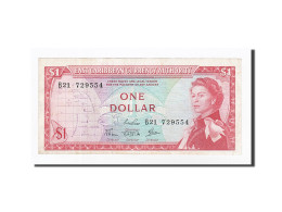 Billet, Etats Des Caraibes Orientales, 1 Dollar, 1965, KM:13c, TTB - Caraibi Orientale