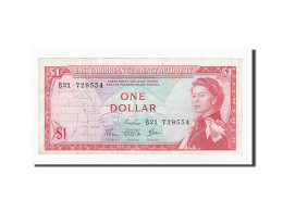 Billet, Etats Des Caraibes Orientales, 1 Dollar, 1965, KM:13c, TTB - Caribes Orientales