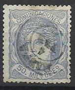 Espagne N° 107 Oblitéré 1870 - Usados