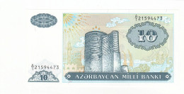 Billet, Azerbaïdjan, 10 Manat, 1993, Undated (1993), KM:16, NEUF - Azerbaïdjan