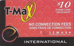 Canada And USA, $10, Telemax, 2 Scans. - Canada