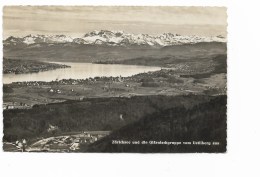 ZURICHSEE UND DIE GLARNISCHGRUPPE VOM UETLIBERG AUS - NV   FP - Berg