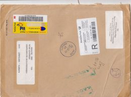 REGISTERED PREPAID COVER SENT IN GERMANY, 2009, TURKEY - Cartas & Documentos