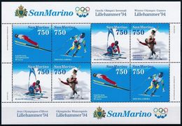 San Marino 1994 - Jeux Olympiques D'hiver Lillehammer (ski, Patinage, Saut ...) - Bloc Heuillet ** - Hiver 1994: Lillehammer