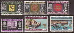 Guernsey 1971 Full Set, Mint No Hinge Sc# 41-55 - Guernsey