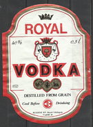 Hungary, Royal Vodka, 0.5 L. - Alcools & Spiritueux