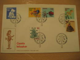 DOLL DOLLS GAMLA LEKSAKER Poupee Poupees Muñeca Muñecas Toy Toys STOCKHOLM 1978 FDC Cancel Cover SWEDEN - Poupées