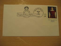 VIRGINIA S. EVANS DOLL DOLLS Poupee Poupees Muñeca Muñecas Toy Toys SOUTH HILL 1997 Cancel Cover USA - Muñecas