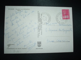 CP TP MARIANNE DE BEQUET 0,80 OBL.6-3-1976 38-SALON-DES-SPORTS-D'HIVER-GRENOBLE ISERE (38) - 1971-1976 Marianne Van Béquet