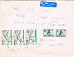 23213. Carta Aerea HAYRAT (Turquia) 1970 To USA - Cartas & Documentos