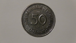 Germany - 1989 - KM 109.2 - 50 Pfennig - Mintmark "J" - Hamburg - VF - Look Scans - 50 Pfennig