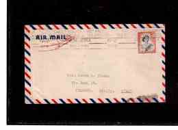 TEM8949     -   NEW ZEALAND   POSTAL HISTORY     /    AIR MAIL  LETTER  TO  ITALY - Covers & Documents