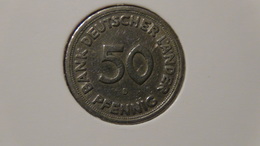 Germany - 1949 - KM 104 - 50 Pfennig - Mintmark "D" - Munich - Bank Deutscher Länder - VF - Look Scans - 50 Pfennig