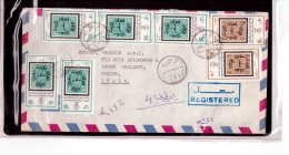 AV576    -     EGYPT   POSTAL HISTORY        /    REGISTERED   AIR MAIL LETTER TO   GERMANY - Briefe U. Dokumente