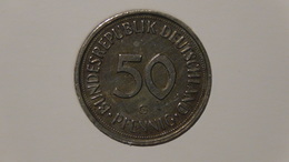 Germany - 1992 - KM 109.2 - 50 Pfennig - Mintmark "G" - Karlsruhe - VF - Look Scans - 50 Pfennig