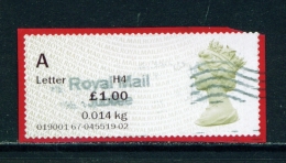 GREAT BRITAIN -  Post And Go Label On Piece   Variety As Shown In Scan - Post & Go (automatenmarken)