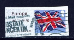 GREAT BRITAIN -  Post And Go Label On Piece   Variety As Shown In Scan - Post & Go Stamps