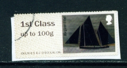 GREAT BRITAIN -  Post And Go Label On Piece   Variety As Shown In Scan - Post & Go Stamps