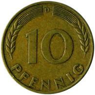 Germany - 1950 - KM 108 - 10 Pfennig - Mintmark "D" - München - VF - Look Scans - 10 Pfennig