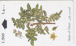 Oman,  OMN-G-26C, Herbs Of Oman, Frankincense, 2 Scans. - Oman