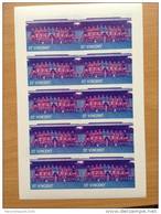 ST - VINCENT 1987 FOOTBALL SOCCER FUSSBALL SHEET Of 10 BARCLAY´S PREMIER LEAGUE CLUB " ARSENAL GUNNERS " PROOF ESSAI - Famous Clubs