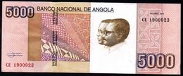 ANGOLA 5000 KWANZAS 2012 VF-EXF P-158 "free Shipping Via Registered Air Mail" - Angola