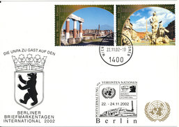 Austria UN Vienna Show Card Berlin 22-24/11-2002 - Storia Postale