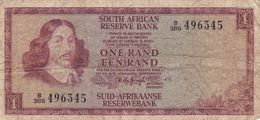 SOUTH AFRICA 1 RAND ND (1975) P-115b G-VG - Afrique Du Sud