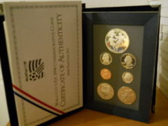 USA OFFICIAL PRESTIGE SET 1994 SILVER PROOF WORLD CUP 1994 - Proof Sets