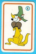 HANNA-BARBERA - Yugoslavia Vintage Playing Card No. 4a ( Boxing ) Issued 1970's By Favorit ** Carte à Jouer Spielkarte - Otros & Sin Clasificación