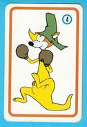 HANNA-BARBERA - Yugoslav Vintage Playing Card No.4 B ( Boxing ) Issued 1970's By Favorit * Carte à Jouer Spielkarte - Altri & Non Classificati