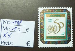 Wien  50 Jahre Vereinte Nationen Nr: 178 ** MNH Postfrisch  #4695 - Gemeinschaftsausgaben New York/Genf/Wien