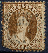 Stamp QUEENSLAND Queen Victoria Used Lot#7 - Used Stamps