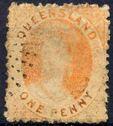 Stamp QUEENSLAND Queen Victoria Used Lot#9 - Gebraucht