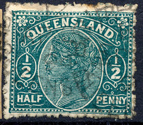 Stamp QUEENSLAND Queen Victoria Used Lot#13 - Used Stamps
