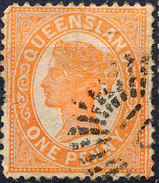 Stamp QUEENSLAND Queen Victoria Used Lot#18 - Used Stamps