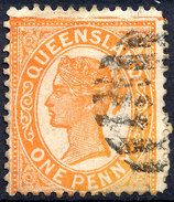 Stamp QUEENSLAND Queen Victoria Used Lot#21 - Gebruikt