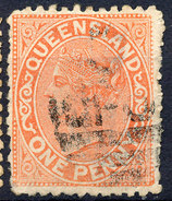 Stamp QUEENSLAND Queen Victoria Used Lot#24 - Gebraucht
