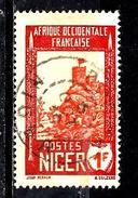 NIGER 45A° 1,00f Carmin Et Rouge Forteresse De Zinder (10% De La Cote + 0,15) - Oblitérés