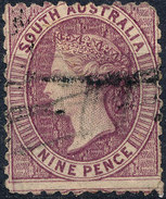 Stamp SOUTH AUSTRALIA Queen Victoria 9p Used Lot#4 - Oblitérés