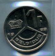 1989  1 FRANC BELGIQUE - 1 Franc