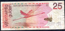 Netherlands Antilles 25 Gulden 1998 VG-F P-29a - Altri – America