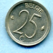 1967  25 CENTIMES  BELGIË - 25 Cents