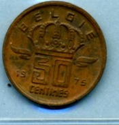 1975    50 CENTIMES  BELGIË - 50 Cents